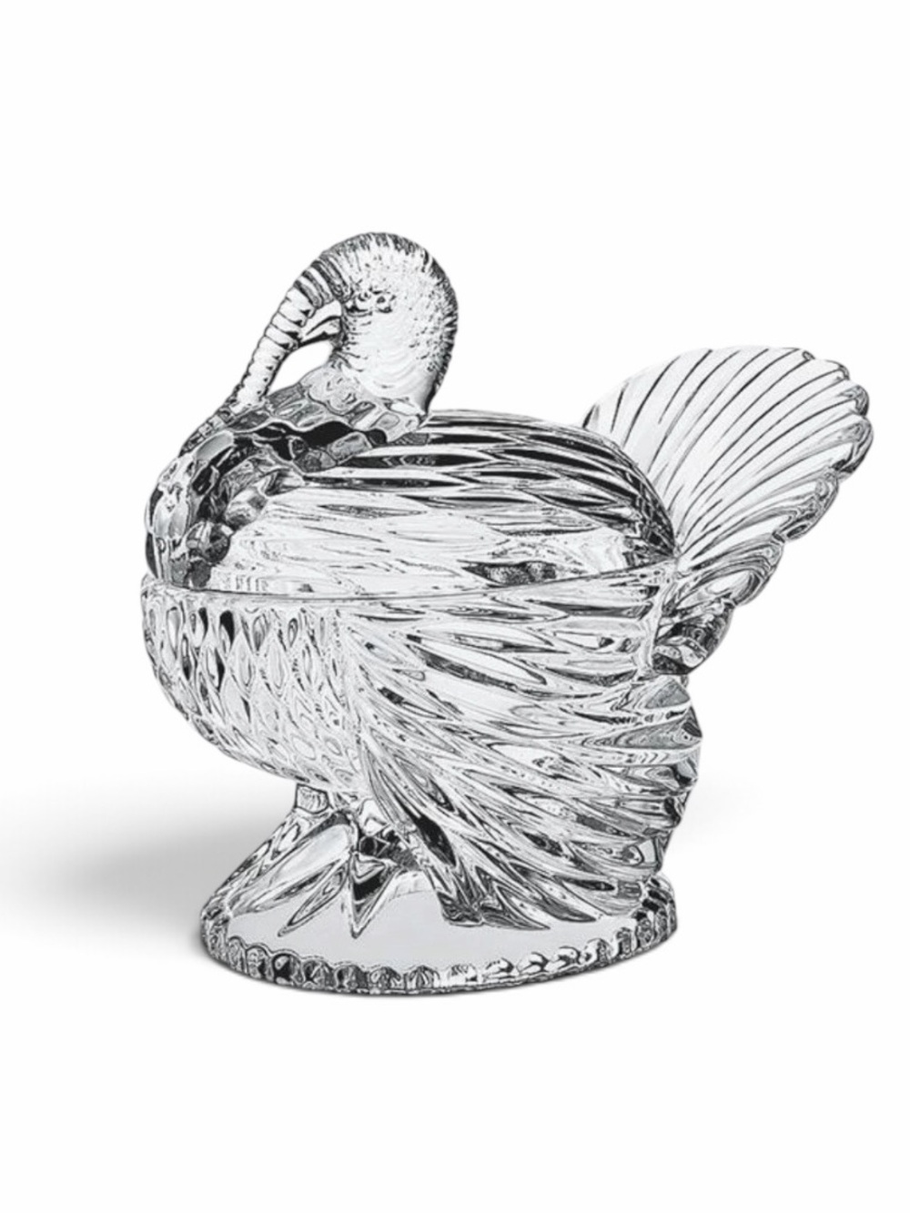 Shannon Godinger 24% Lead Crystal Turkey Covered Box